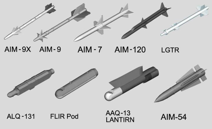 Produktbild Trumpeter US aircraft weapon-Air-to-Air Missile