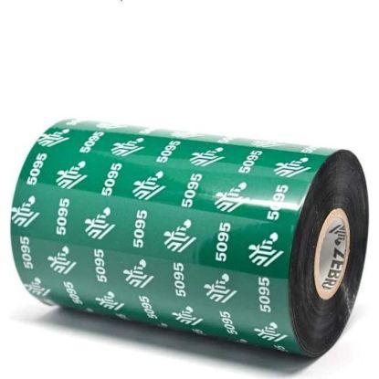 Actual product image Zebra Resin Ribbon 5095 HP (5.60 cm, Black)