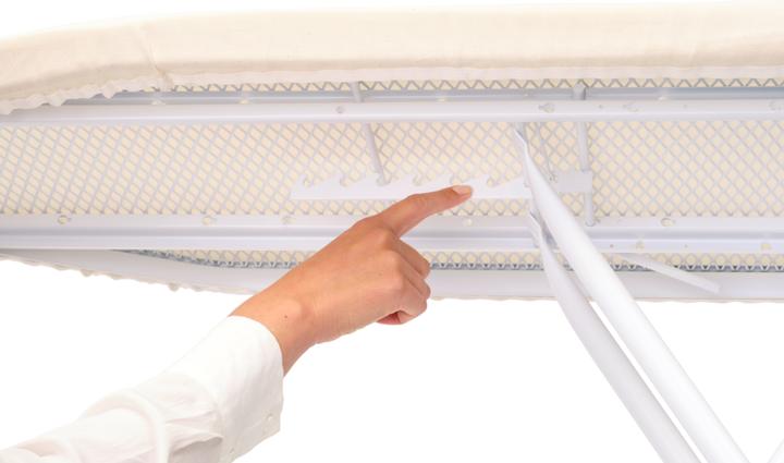 Actual product image Brabantia Ironing board with steam station shelf Calm Rustle 124 x 38 cm (124 x 38 cm)