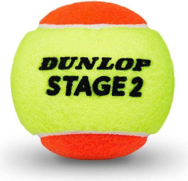 Actual product image Dunlop Tennis Balls Stage 2 Orange Itf