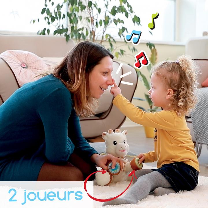 Image du produit Vulli Sophie la girafe peluche Touch and Music (27 cm)