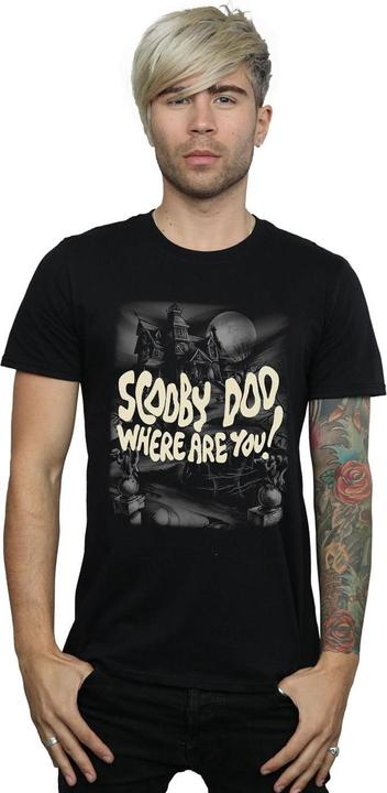 Immagine prodotto Scooby Doo Maglietta slim in cotone Creepy Castle (M)
