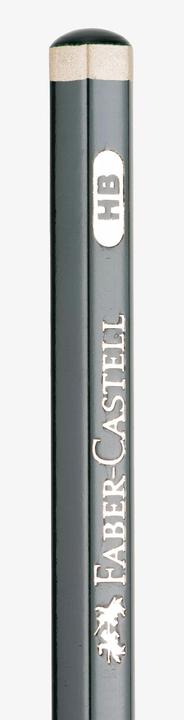 Actual product image Faber-Castell Castell 9000 Design pencil, 12-piece metal set (119064 FC) (0.70 mm, 5B, 5H, 12 x)