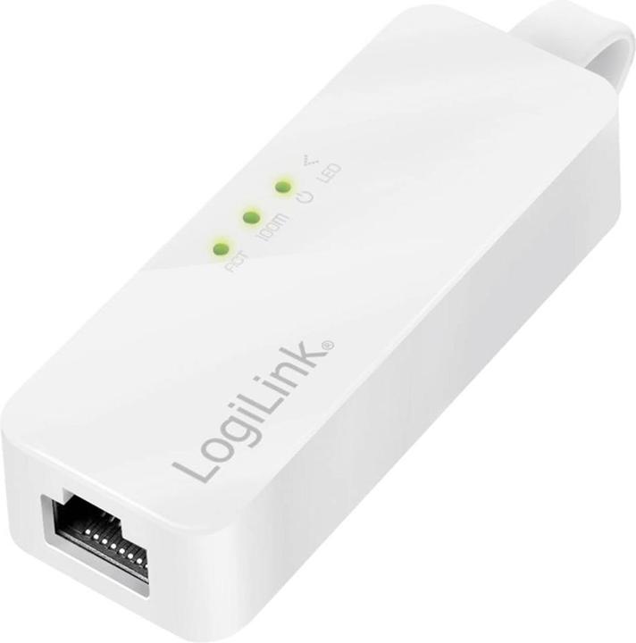 Actual product image LogiLink Ethernet adapter (USB, RJ45 (1x))