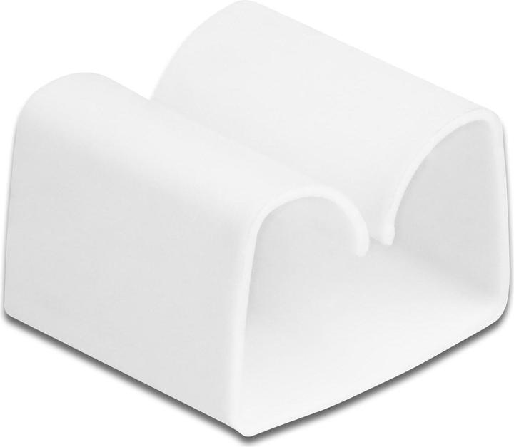 Actual product image Delock Cable holder clip 2 pieces white