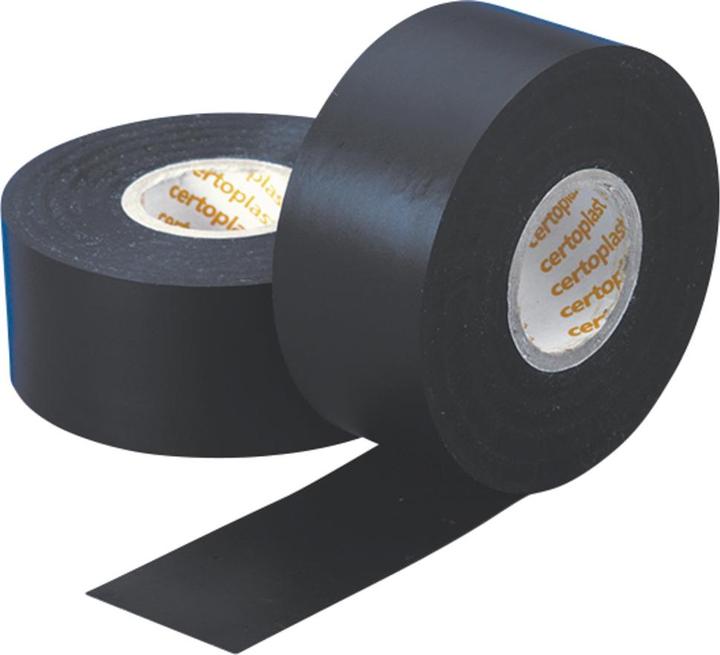 Actual product image Certoplast Electrical insulating tape 602, black, 50 mm x 20 m (50 mm)