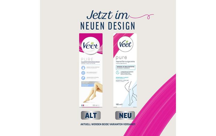 Immagine prodotto Veet Seta e fresco (100 ml, 1 x, 143 g)