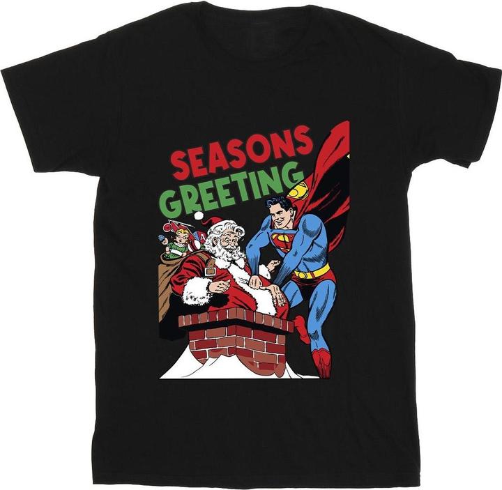 Superman Santa Comic TShirt (3XL)