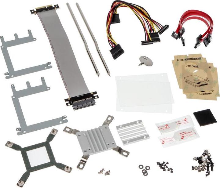 Actual product image Akasa Galileo TU3 Thin Mini-ITX 1U Case, OEM (Thin Mini ITX)