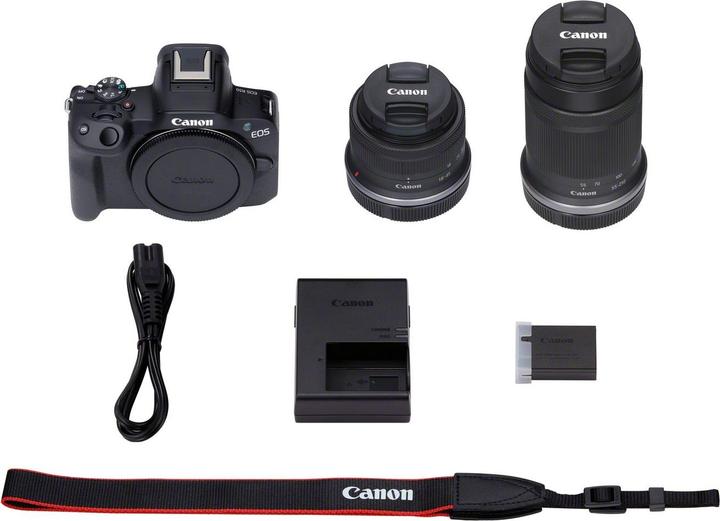 Produktbild Canon EOS R50 Kit (EU) (18 - 45 mm, 24.20 Mpx, APS-C / DX)