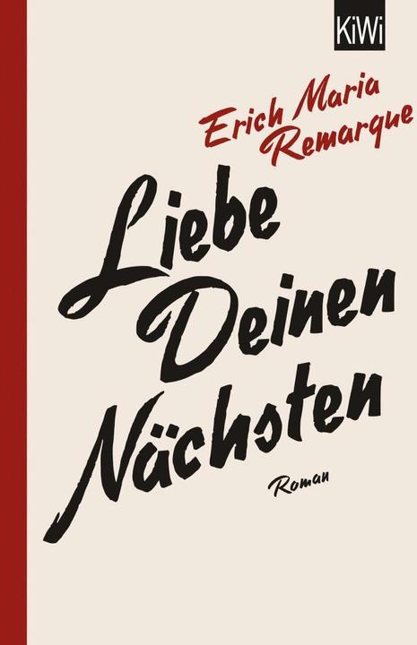 Image du produit Liebe deinen Nächsten (Allemand, E.M. Remarque, 2017)