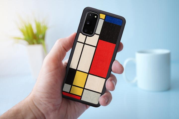 Image du produit Man&Wood case for Galaxy S20 mondrian wood black (Samsung Galaxy S20+)