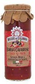 Actual product image Delizie di Calabria Sugo Bomba Calabrese - spicy Italian tomato sauce with mixed vegetables and chilli pepper from K (330 g)