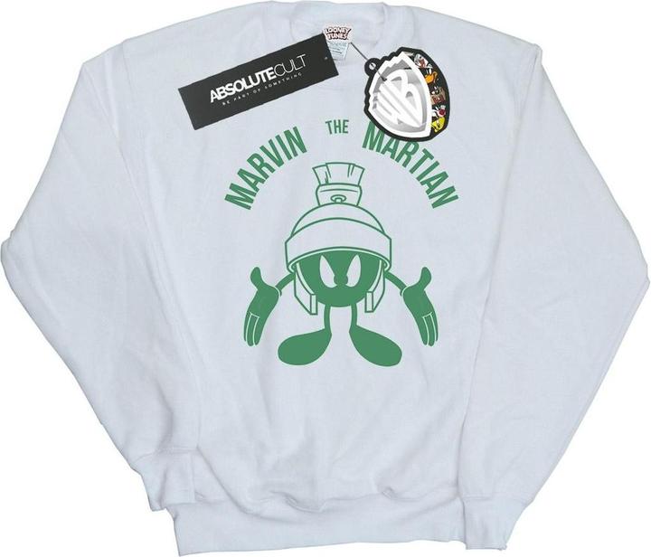 Looney Tunes Marvin The Martian Large Head Sweatshirt (XXL)