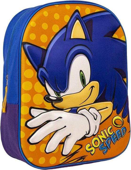 Jakks Pacific Schulrucksack 3D Sonic Orange Blau 25 x 31 x 9 cm