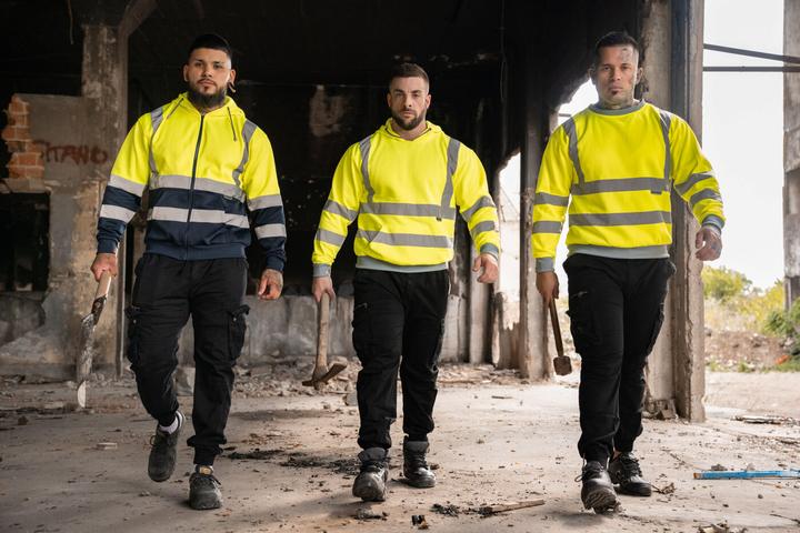 Actual product image Korntex Hi-Vis Hoodie (M)