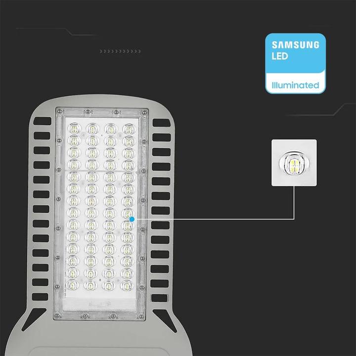 Produktbild V-TAC Oprawa Uliczna LED SAMSUNG CHIP 150W Soczewki 110st 135lm/W VT-154ST 4000K 20300lm 5 Lat (20300 lm, IP65)