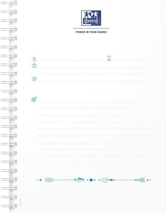 Produktbild Oxford Spiralbuch "GO Boho Spirit", A5 (A5, Liniert, Weicher Einband)
