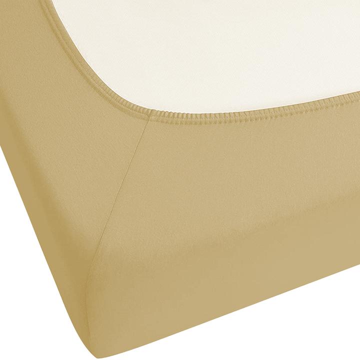 Image du produit Beliani Drap-housse coton vert olive 180 x 200 cm JANBU (180 x 200 cm)
