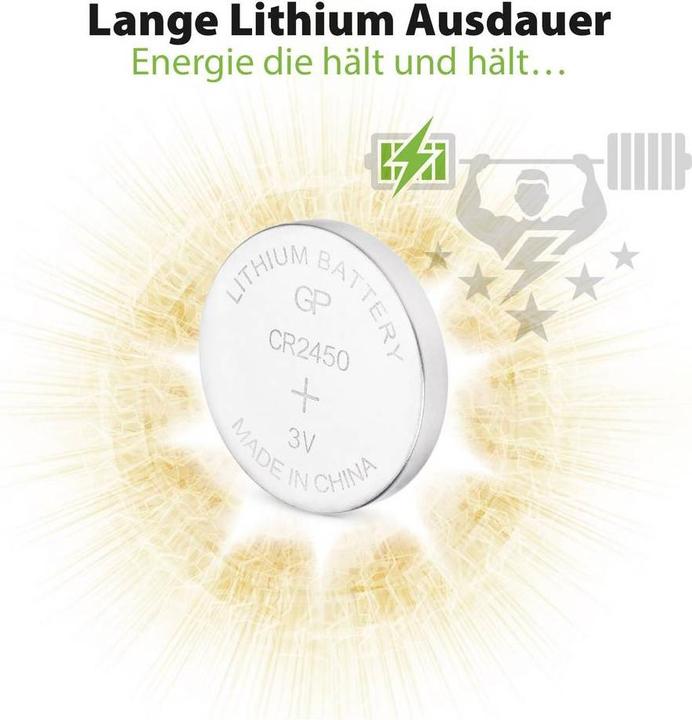 Image du produit GP Batteries CR 2450 (2 pcs, CR2450, 600 mAh)