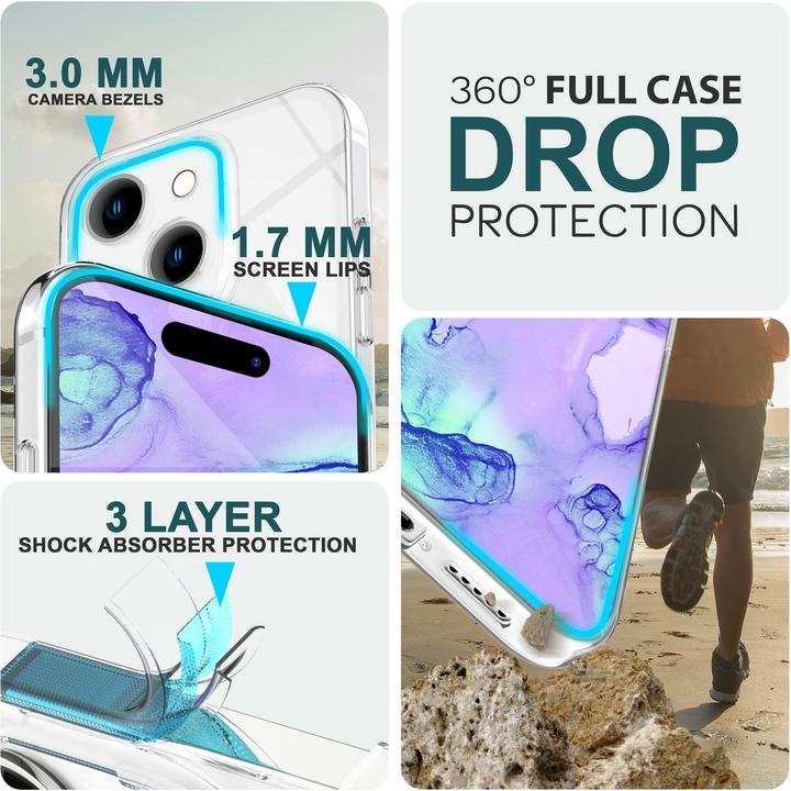 Immagine prodotto Nalia Copertura trasparente a 360 gradi (Apple iPhone 15 Plus)