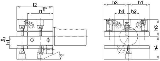 Produktbild Magni FORTIS VDI Mehrfachaufnahme D1 40x25mm Überk.