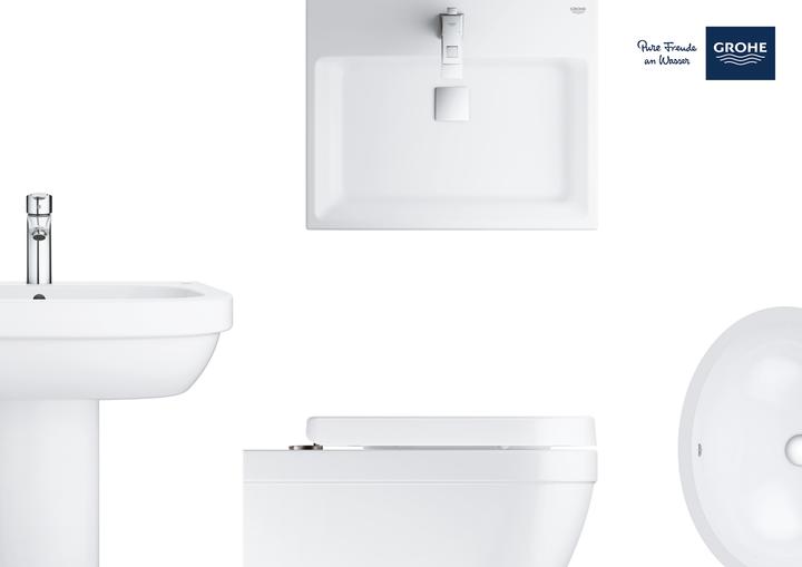 Actual product image Grohe Cube Keramik Waschtisch (490 mm, 600 mm)