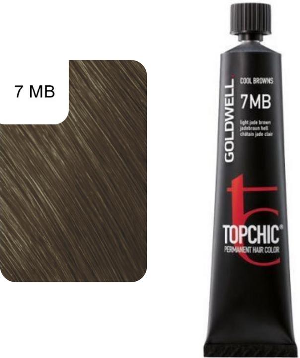 Actual product image Goldwell Topchic (7MB Jade Brown Light)