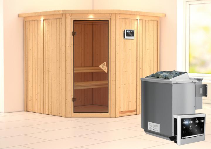 Produktbild Karibu Jarin mit Dachkranz (9 KW Bio externe Steuerung)