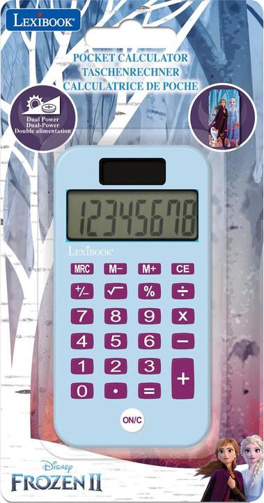 Produktbild Lexibook Disney Frozen Taschenrechner mit Schutzabdeckung (Batterien)