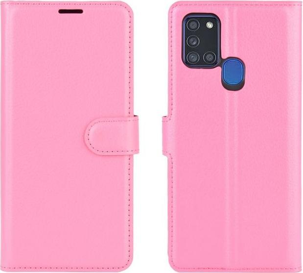 Produktbild MU Classic Litchi Leder Bookcover Series (Samsung Galaxy A21s)