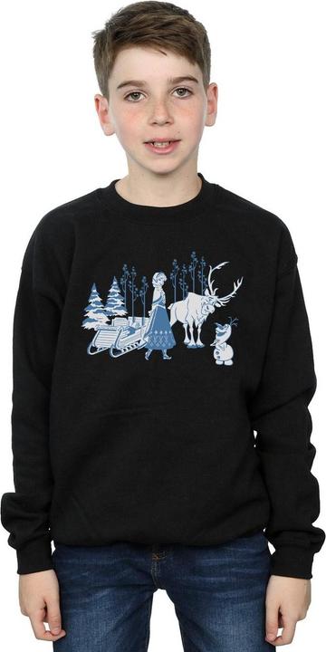 Actual product image Disney Boys Frozen Anna Sven And Olaf Sweatshirt (140, 146)