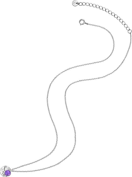 Produktbild Glanzstücke München Damen Kreis Sterling Silber Amethyst silber 40,0 cm Basiskette + 5,5 cm Verlängerung - 31412 (Sterling Silber, 40 - 45 cm)