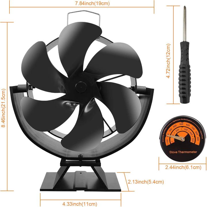 Actual product image Oxylops Chimney fan