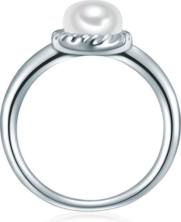 Produktbild Valero Pearls Damen Sterling Silber Zirkonia Süsswasser-Zuchtperle silber - 32366 (52, 925 Silber)