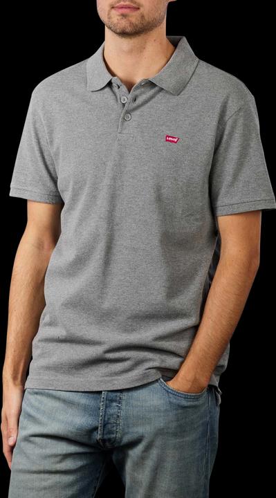 Levis Short Sleeve Polo medium grey heather (S)