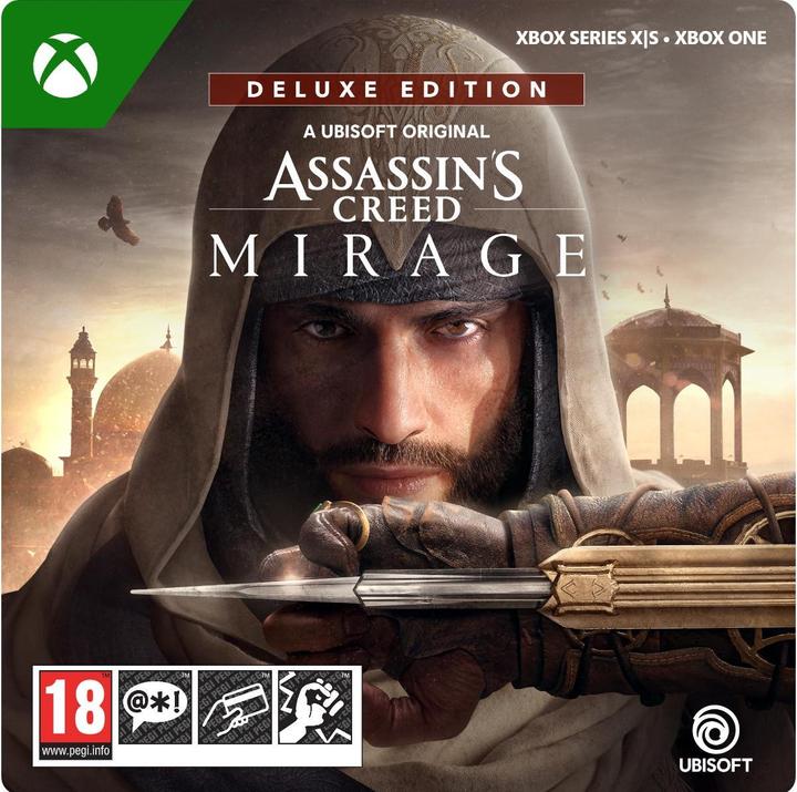 Actual product image Microsoft Xbox Assassins Creed Mirage Dlx Download Code (Xbox Series S, Xbox Series X, Xbox One S)