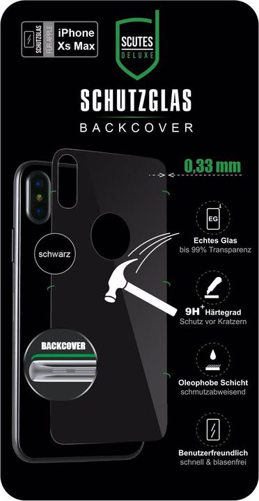 Immagine prodotto Scutes Deluxe Protettore di schermo 3D Glass - iPhone XS Max (1 Pezzo/i)