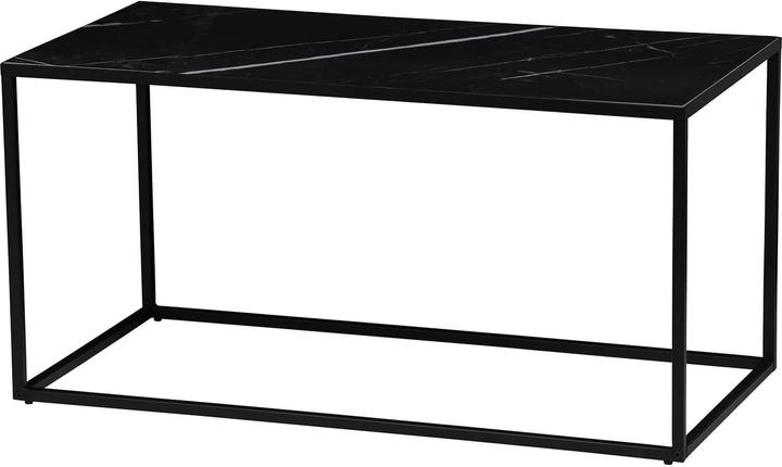 Image du produit BePureHome Table basse Side L Marble Look Noir (90 x 45 x 45 cm)