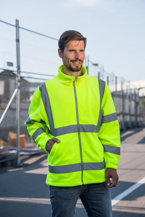 Actual product image Korntex Hi-Vis Fleece Jacket (XL)