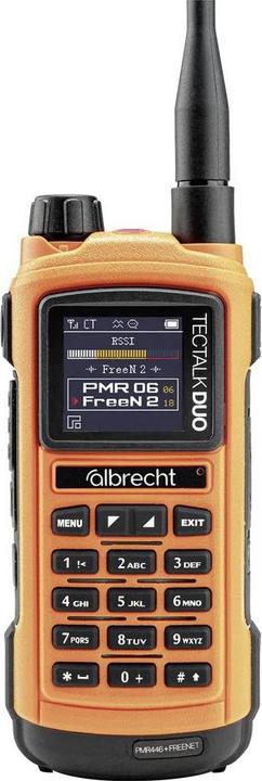 Produktbild Albrecht Tectalk Duo PMR 446 u. Freenet 2er Kofferset (8 km)