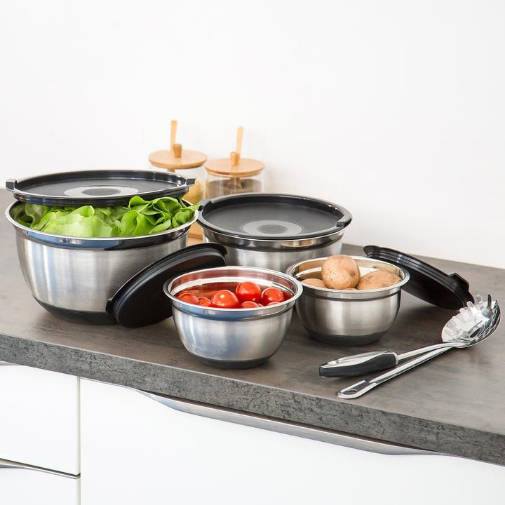 Produktbild Relaxdays Schüssel Set (25.50 cm, 7.30 l, 4 x)