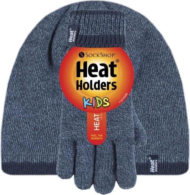 Actual product image Heat Holders Boy's hat and gloves