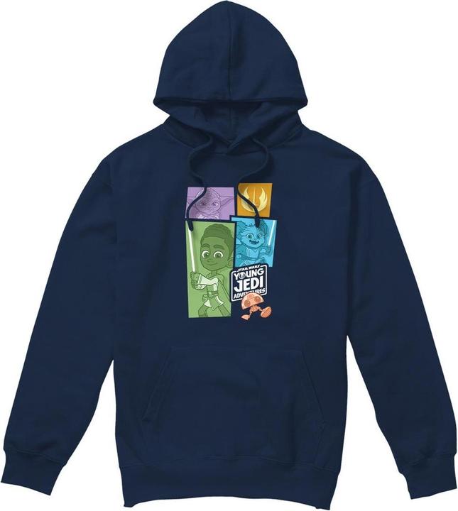 Actual product image Star Wars Mens Young Jedi Adventure Blocks Hoodie (XL)