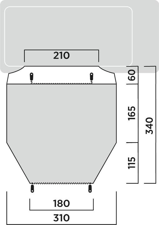 Image du produit Easy Camp Shamrock (Auvent, 8.70 kg, 1 personne)