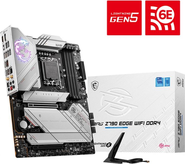 Immagine prodotto MSI MPG Z790 EDGE WIFI DDR4 (LGA 1700, Intel Z790, ATX)