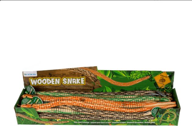 Actual product image Out of the blue Ootb - Wooden play snake, approx. 50 cm