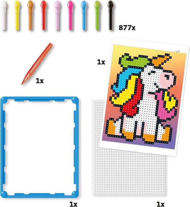 Image du produit Quercetti Pixel Art Basic Licorne