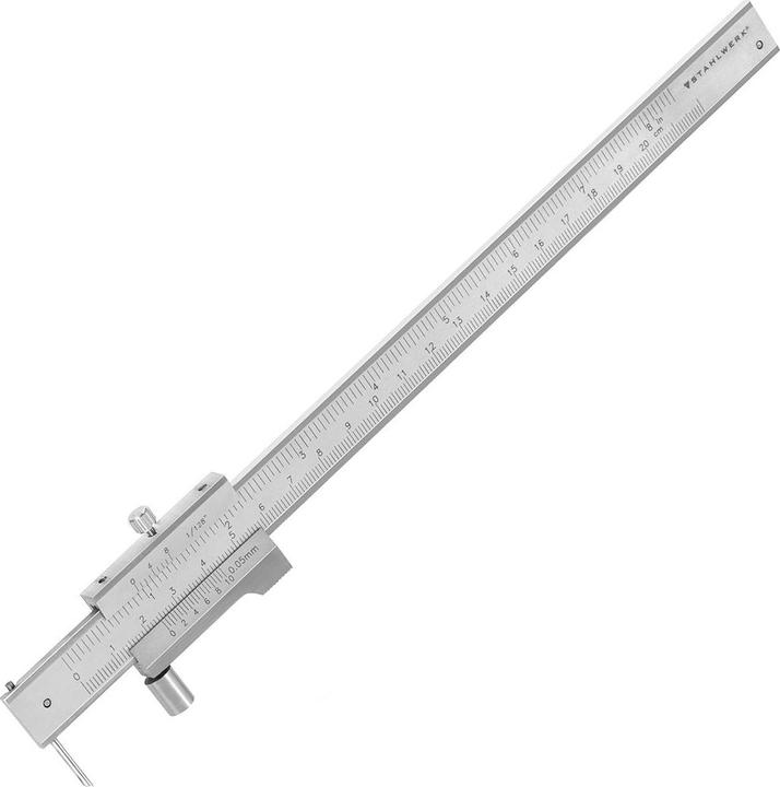 Produktbild Stahlwerk Anreiss Messschieber Messlehre Schieblehre 0-200 mm DIN 862 mit Nonius (26.50 cm)