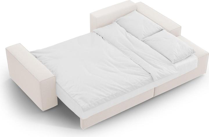 Image du produit Micadoni Canapé D'Angle Droit Convertible Avec Coffre De Rangement, "Jodie", 3 Places, 246x151x86 Fabriqué en (Canapé d'angle)